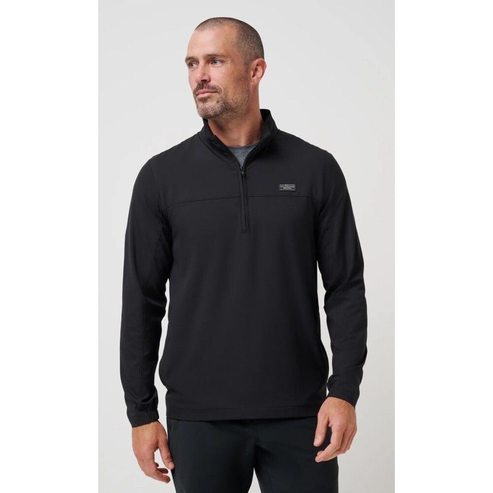 Travis Mathew Wanderlust Quarter Zip Men’s Size XXL black Retail $150